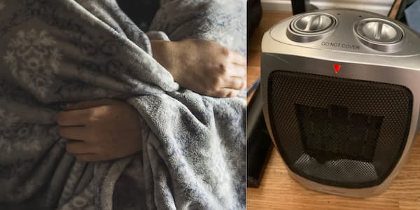 electric blanket or a heater